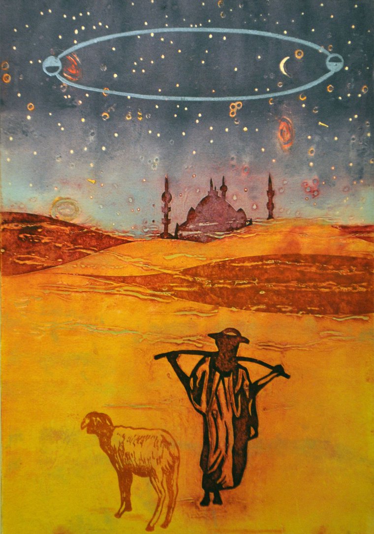 Himlen over Jerusalem med Får